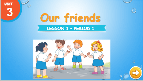 Giáo án điện tử Tiếng Anh lớp 3 Global Success Unit 3 Lesson 1 | PPT Tiếng Anh lớp 3