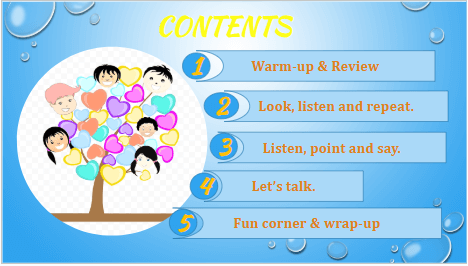 Giáo án điện tử Tiếng Anh lớp 3 Global Success Unit 3 Lesson 1 | PPT Tiếng Anh lớp 3