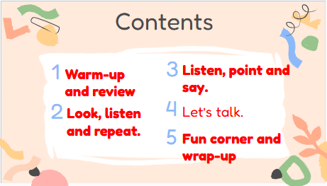 Giáo án điện tử Tiếng Anh lớp 3 Global Success Unit 4 Lesson 2 | PPT Tiếng Anh lớp 3
