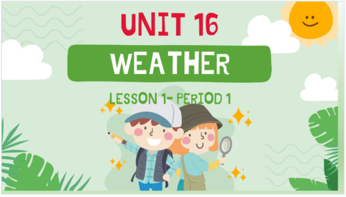 Giáo án điện tử Tiếng Anh lớp 4 Global Success Unit 16 Lesson 1 | PPT Tiếng Anh lớp 4