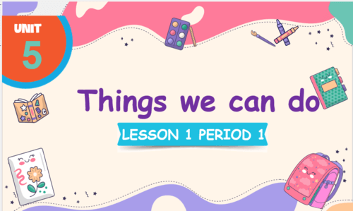 Giáo án điện tử Tiếng Anh lớp 4 Global Success Unit 5 Lesson 1 | PPT Tiếng Anh lớp 4