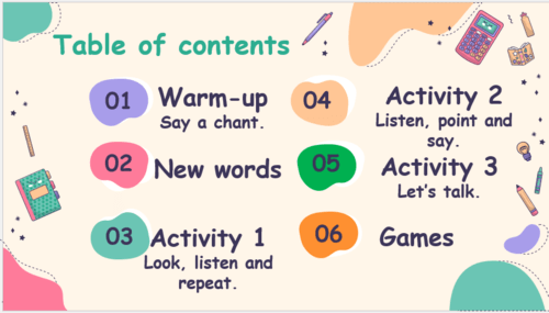 Giáo án điện tử Tiếng Anh lớp 4 Global Success Unit 5 Lesson 1 | PPT Tiếng Anh lớp 4