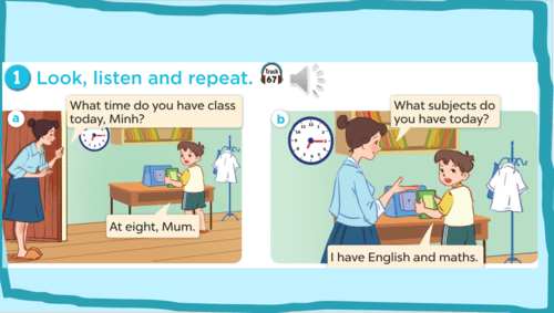 Giáo án điện tử Tiếng Anh lớp 4 Global Success Unit 7 Lesson 1 | PPT Tiếng Anh lớp 4