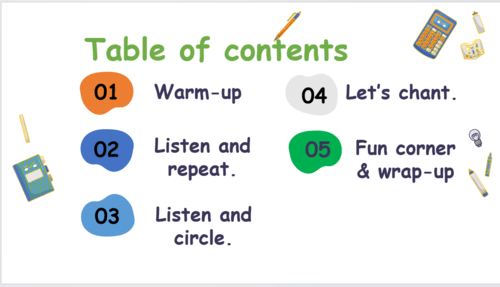 Giáo án điện tử Tiếng Anh lớp 4 Global Success Unit 3 Lesson 3 | PPT Tiếng Anh lớp 4