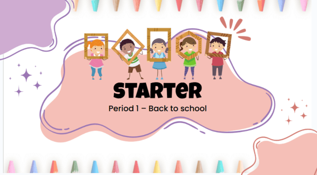 Giáo án điện tử Tiếng Anh lớp 5 Global Success Starter Back to school | PPT Tiếng Anh lớp 5