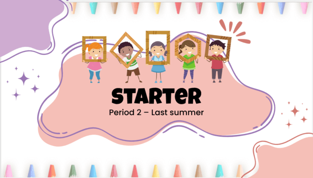 Giáo án điện tử Tiếng Anh lớp 5 Global Success Starter Last summer | PPT Tiếng Anh lớp 5