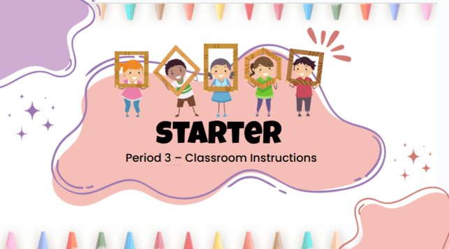 Giáo án điện tử Tiếng Anh lớp 5 Global Success Starter Classroom instructions | PPT Tiếng Anh lớp 5