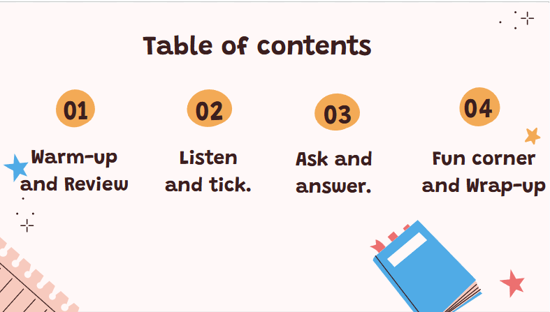 Giáo án điện tử Tiếng Anh lớp 5 Global Success Review 4 | PPT Tiếng Anh lớp 5