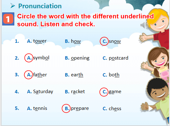Giáo án điện tử Tiếng Anh 6 Global Success Review 3 Language | PPT Tiếng Anh 6