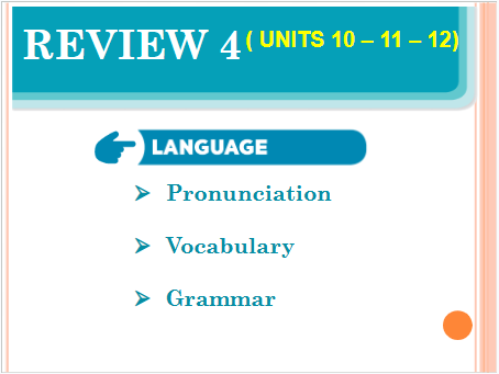 Giáo án điện tử Tiếng Anh 6 Global Success Review 4 Language | PPT Tiếng Anh 6