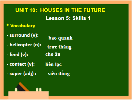Giáo án điện tử Tiếng Anh 6 Global Success Unit 10 Skills 1 | PPT Tiếng Anh 6