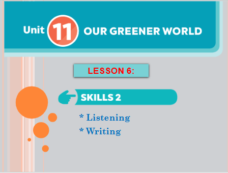 Giáo án điện tử Tiếng Anh 6 Global Success Unit 11 Skills 2 | PPT Tiếng Anh 6