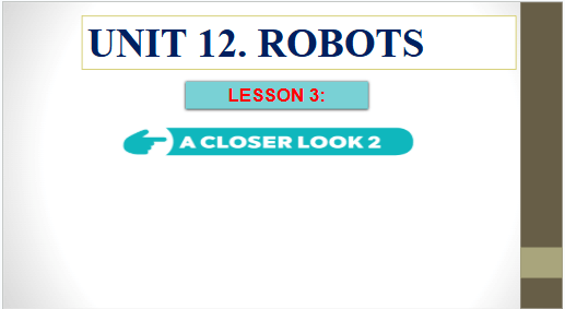 Giáo án điện tử Tiếng Anh 6 Global Success Unit 12 A Closer Look 2 | PPT Tiếng Anh 6