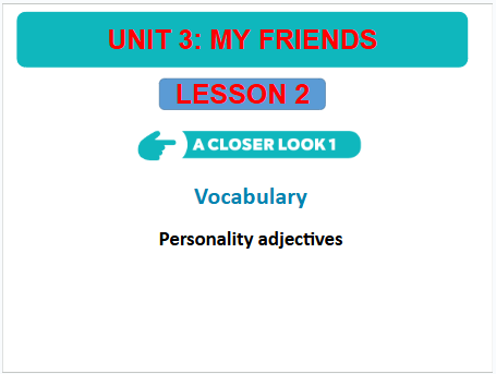 Giáo án điện tử Tiếng Anh 6 Global Success Unit 3 A Closer Look 1 | PPT Tiếng Anh 6