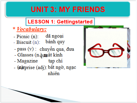 Giáo án điện tử Tiếng Anh 6 Global Success Unit 3 Getting Started | PPT Tiếng Anh 6