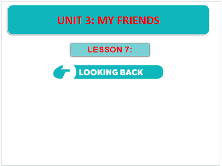 Giáo án điện tử Tiếng Anh 6 Global Success Unit 3 Looking Back & Project | PPT Tiếng Anh 6