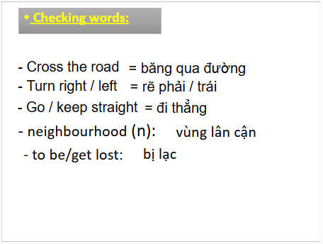 Giáo án điện tử Tiếng Anh 6 Global Success Unit 4 Getting Started | PPT Tiếng Anh 6