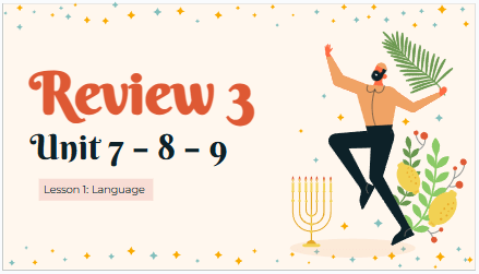 Giáo án điện tử Tiếng Anh 7 Global Success Review 3 Language | PPT Tiếng Anh 7