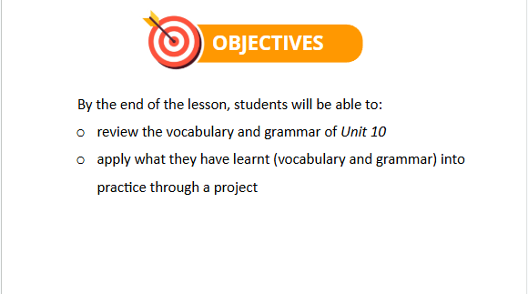Giáo án điện tử Tiếng Anh 7 Global Success Unit 10 Looking Back | PPT Tiếng Anh 7