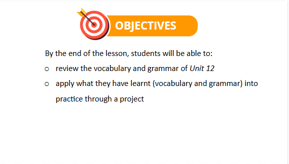 Giáo án điện tử Tiếng Anh 7 Global Success Unit 12 Looking Back | PPT Tiếng Anh 7