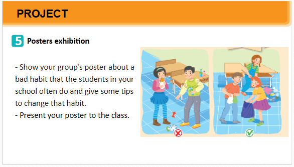 Giáo án điện tử Tiếng Anh 7 Global Success Unit 2 Project | PPT Tiếng Anh 7