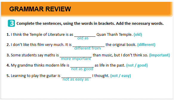 Giáo án điện tử Tiếng Anh 7 Global Success Unit 4 Looking Back | PPT Tiếng Anh 7