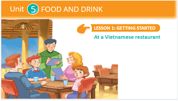 Giáo án điện tử Tiếng Anh 7 Global Success Unit 5 Getting Started | PPT Tiếng Anh 7