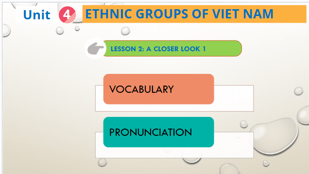 Giáo án điện tử Tiếng Anh 8 Global Success Unit 4 A Closer Look 1 | PPT Tiếng Anh 8