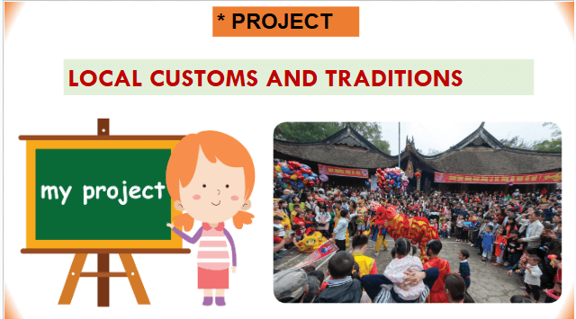 Giáo án điện tử Tiếng Anh 8 Global Success Unit 5 Project | PPT Tiếng Anh 8