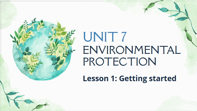 Giáo án điện tử Tiếng Anh 8 Global Success Unit 7 Getting Started | PPT Tiếng Anh 8
