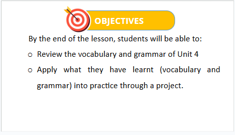 Giáo án điện tử Tiếng Anh 9 Global Success Unit 4 Looking Back | PPT Tiếng Anh 9
