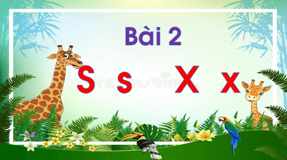 Giáo án điện tử Bài 2: S, s, X, x lớp 1 | PPT Tiếng Việt lớp 1 Chân trời sáng tạo