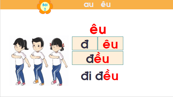 Giáo án điện tử Bài 3: â, âu lớp 1 | PPT Tiếng Việt lớp 1 Chân trời sáng tạo