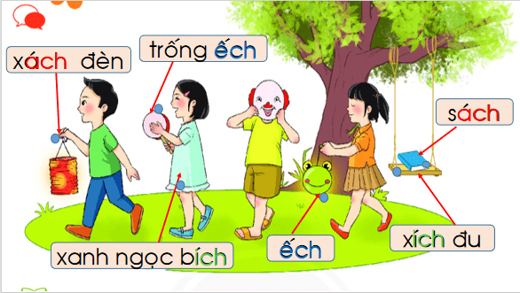 Giáo án điện tử Bài 4: ach, êch, ich lớp 1 | PPT Tiếng Việt lớp 1 Chân trời sáng tạo