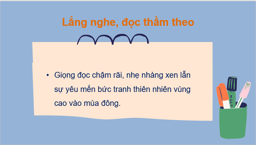 Giáo án điện tử Mùa đông ở vùng cao lớp 2 | PPT Tiếng Việt lớp 2 Chân trời sáng tạo