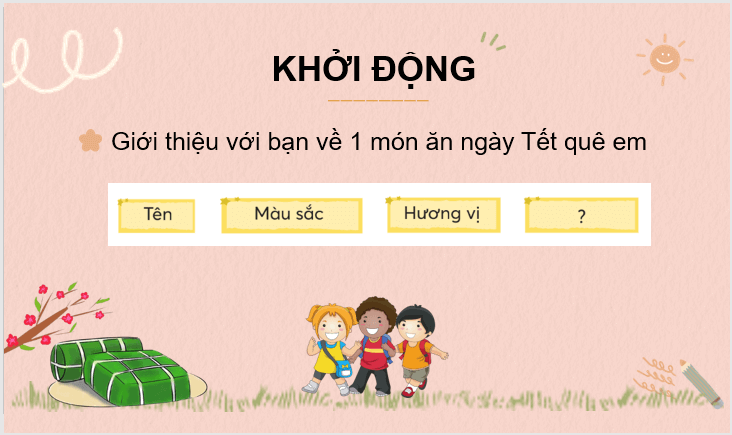 Giáo án điện tử Hương vị tết bốn mùa lớp 3 | PPT Tiếng Việt lớp 3 Chân trời sáng tạo