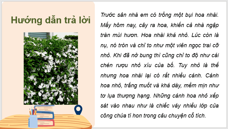 Giáo án điện tử Chuyện hoa, chuyện quả lớp 3 | PPT Tiếng Việt lớp 3 Chân trời sáng tạo