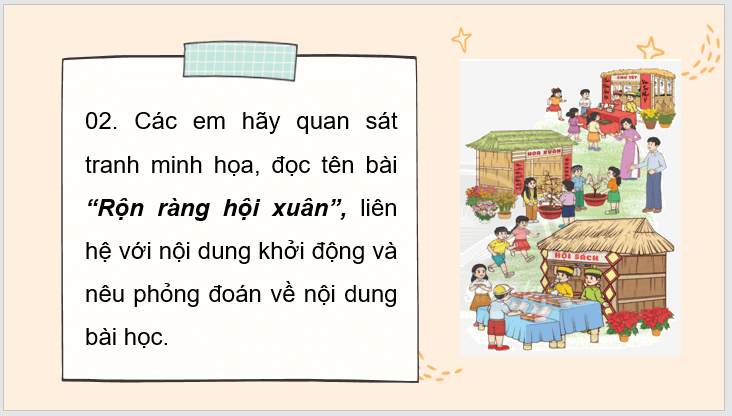Giáo án điện tử Rộn ràng hội xuân lớp 3 | PPT Tiếng Việt lớp 3 Chân trời sáng tạo