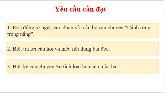 Giáo án điện tử Cánh rừng trong nắng trang 17, 18 lớp 3 | PPT Tiếng Việt lớp 3 Kết nối tri thức