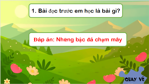 Giáo án điện tử Đi tìm mặt trời trang 116, 117 lớp 3 | PPT Tiếng Việt lớp 3 Kết nối tri thức