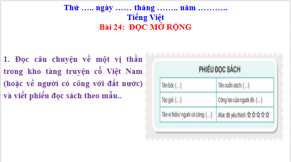 Giáo án điện tử Đọc mở rộng trang 108 Tập 2 lớp 3 | PPT Tiếng Việt lớp 3 Kết nối tri thức