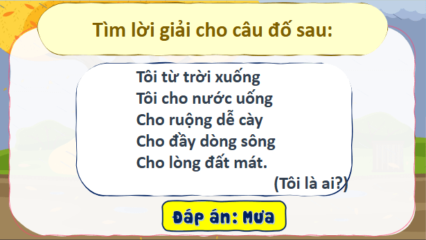 Giáo án điện tử Mưa trang 11, 12 Tập 2 lớp 3 | PPT Tiếng Việt lớp 3 Kết nối tri thức