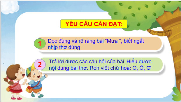 Giáo án điện tử Mưa trang 11, 12 Tập 2 lớp 3 | PPT Tiếng Việt lớp 3 Kết nối tri thức