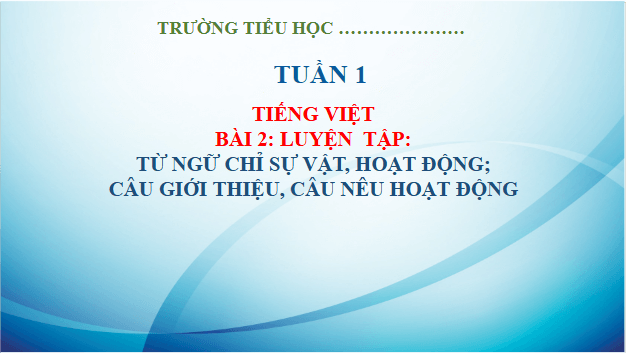 Giáo án điện tử Luyện tập trang 14, 15, 16 lớp 3 | PPT Tiếng Việt lớp 3 Kết nối tri thức