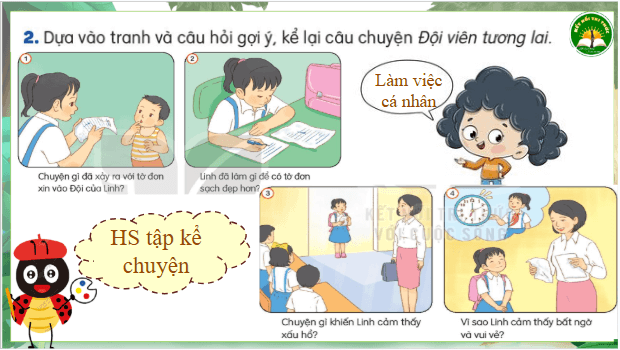 Giáo án điện tử Kể chuyện Đội viên tương lai trang 52 lớp 3 | PPT Tiếng Việt lớp 3 Kết nối tri thức