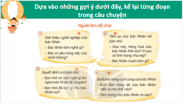 Giáo án điện tử Kể chuyện Người làm đồ chơi trang 139 lớp 3 | PPT Tiếng Việt lớp 3 Kết nối tri thức