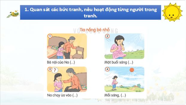 Giáo án điện tử Kể chuyện Tia nắng bé nhỏ trang 98, 99 lớp 3 | PPT Tiếng Việt lớp 3 Kết nối tri thức