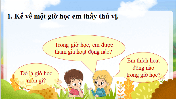 Giáo án điện tử Một giờ học thú vị trang 60 lớp 3 | PPT Tiếng Việt lớp 3 Kết nối tri thức