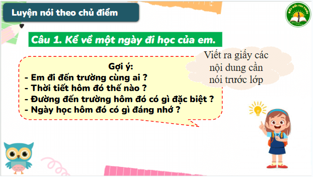 Giáo án điện tử Tới lớp, tới trường trang 45 lớp 3 | PPT Tiếng Việt lớp 3 Kết nối tri thức