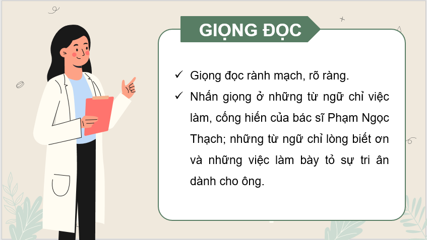 Giáo án điện tử Bác sĩ của nhân dân lớp 4 | PPT Tiếng Việt lớp 4 Chân trời sáng tạo